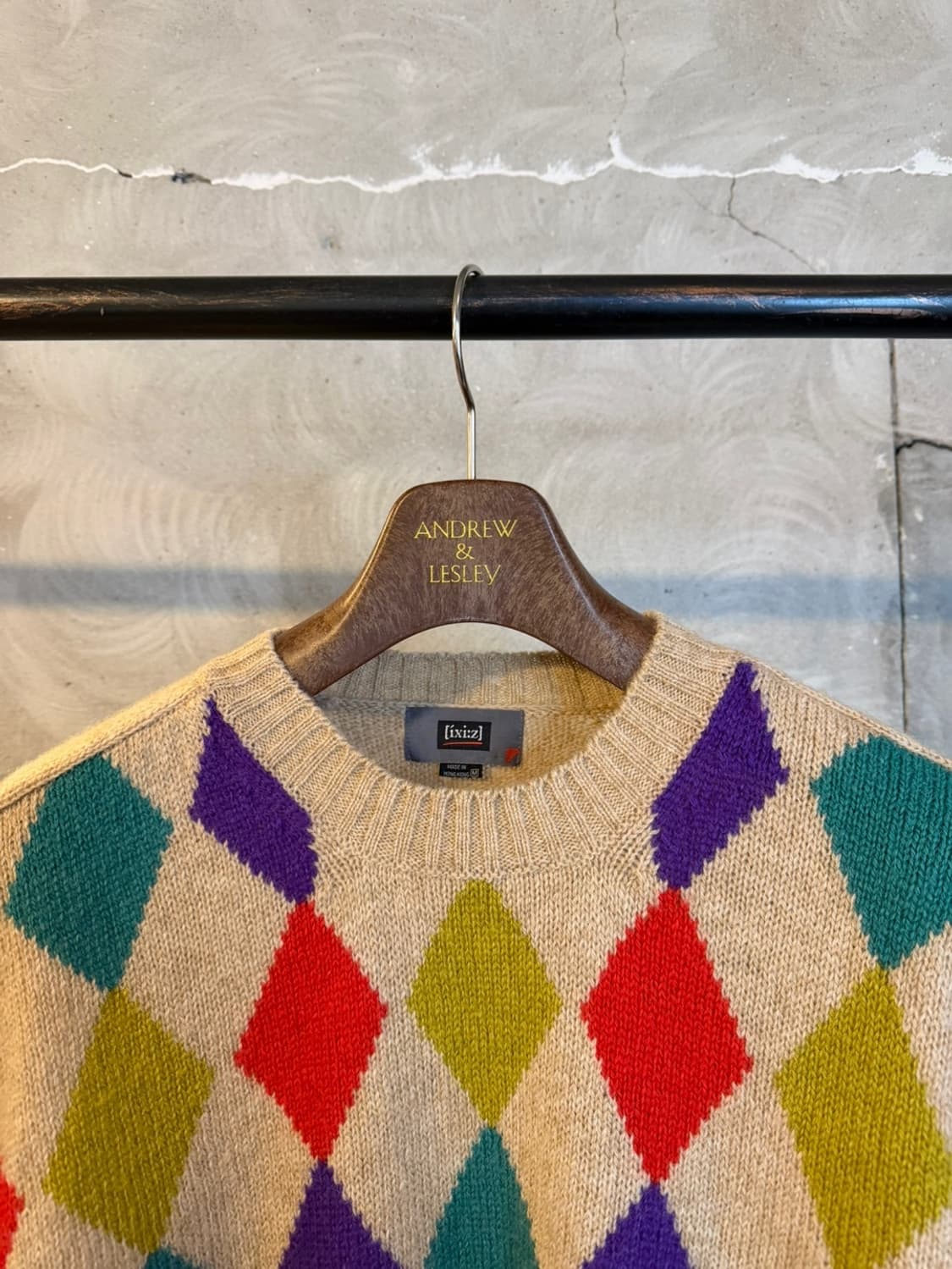 IXIZ 셔틀랜드울 니트 100 상품이미지3