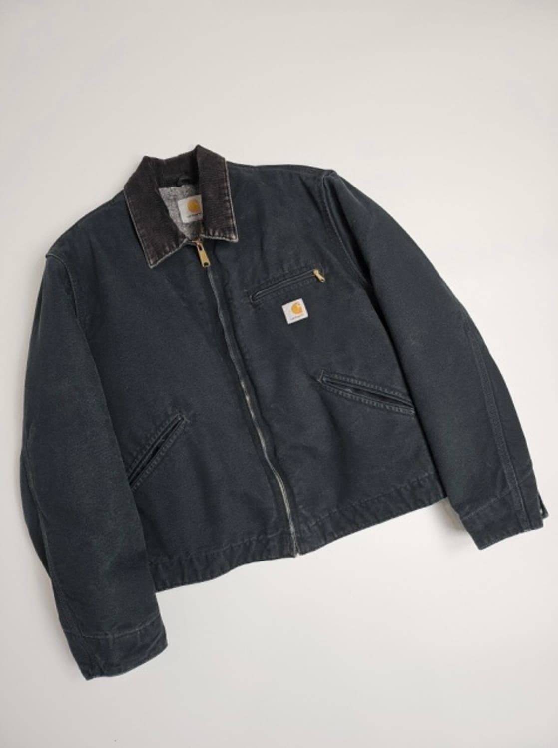 빈티지 칼하트 디트로이트 자켓 블랙 상품이미지1