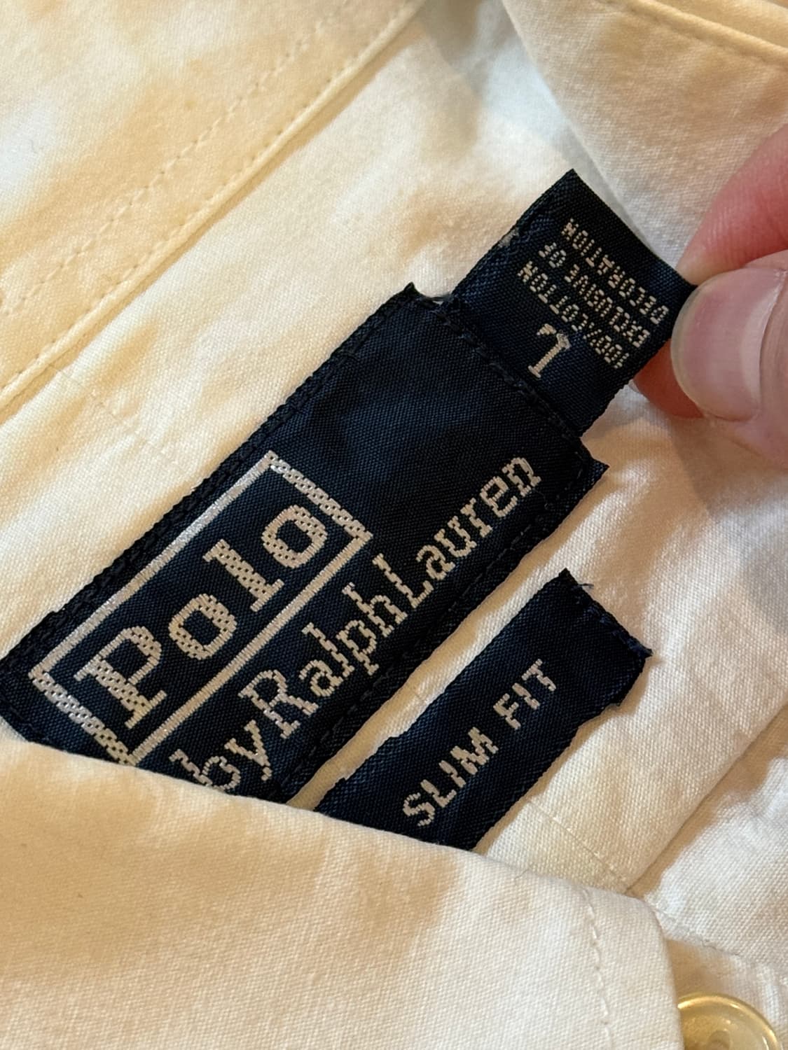 폴로 랄프로렌 화이트 Slim Fit 상품이미지5