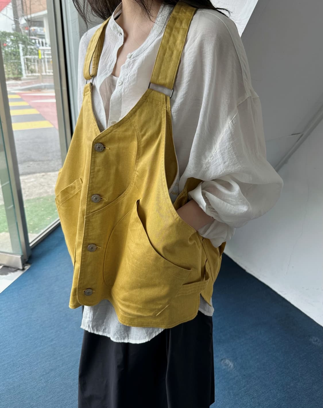 Utility design 65/35 design vest 상품이미지8