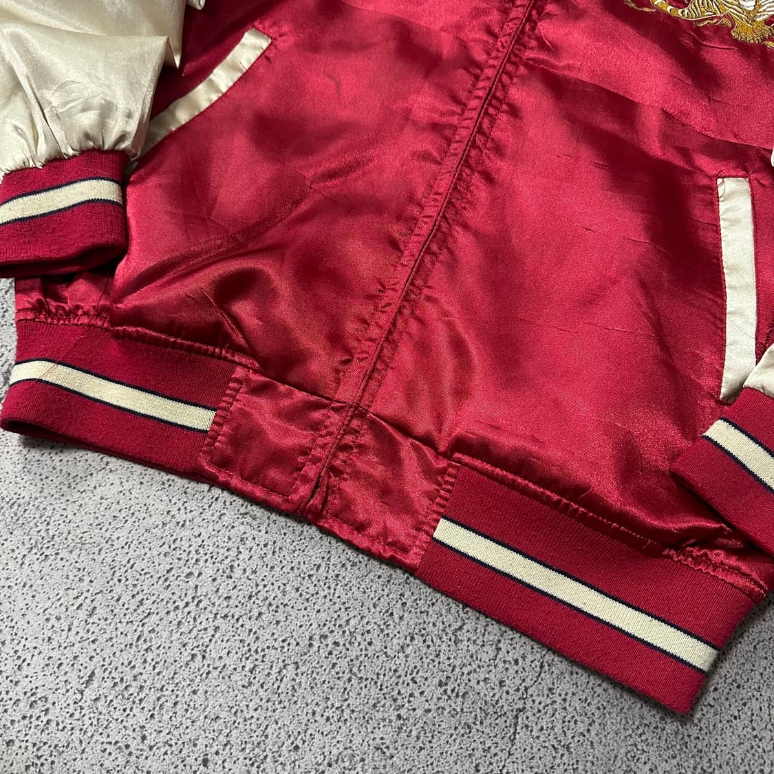 ✨ (바배) 제퍼니즈 트레디셔널 타이거 x 드래곤 스카쟌 자켓 상품이미지4