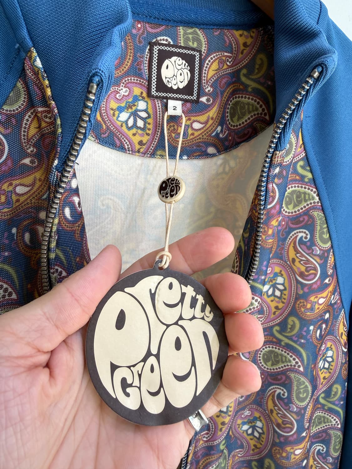 PRETTY GREEN (Made in Portugal) 페이즐리 자켓 상품이미지5