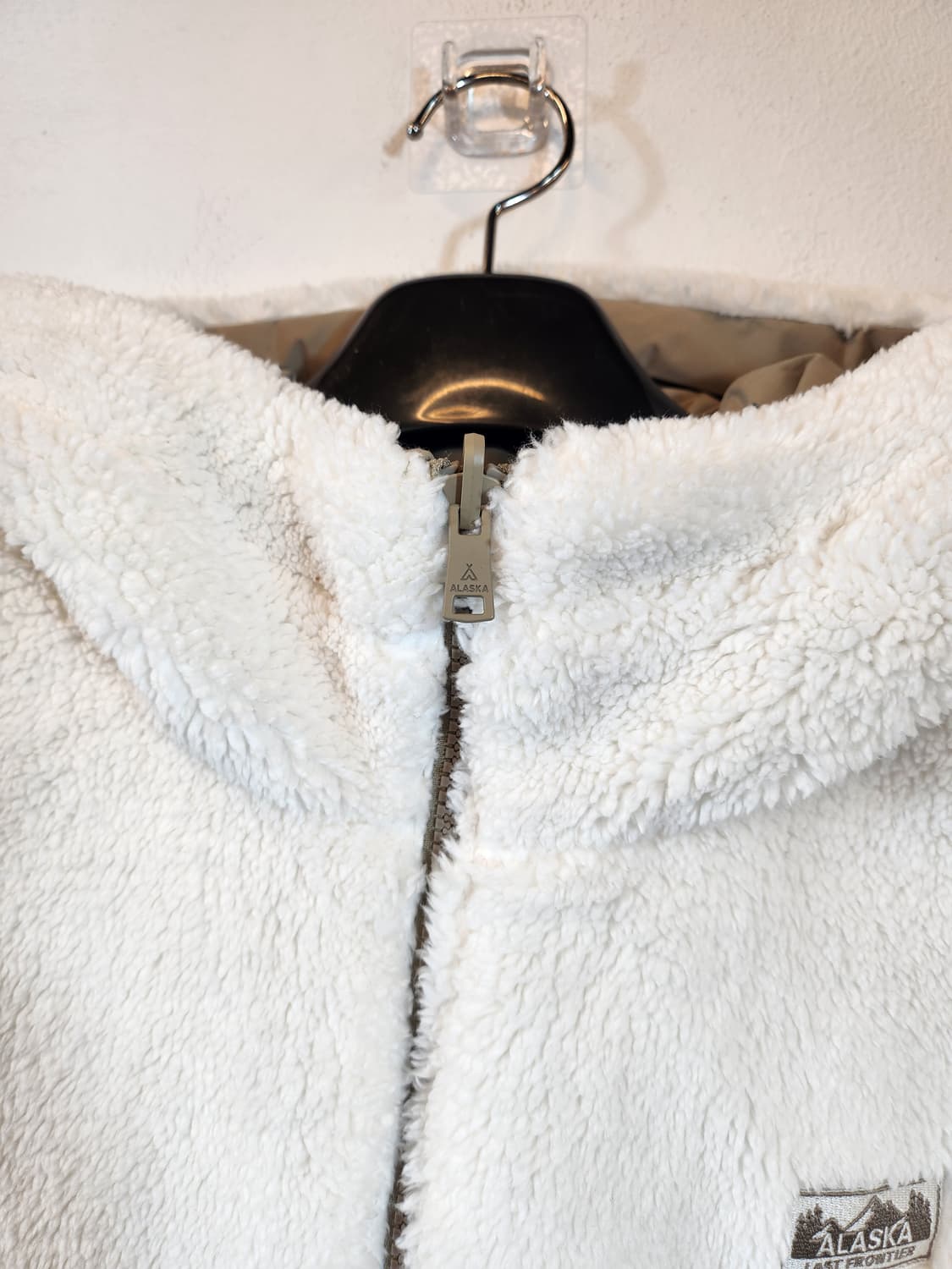 알래스카 양털 후리스 양면 점퍼 95 M 새제품 상품이미지3