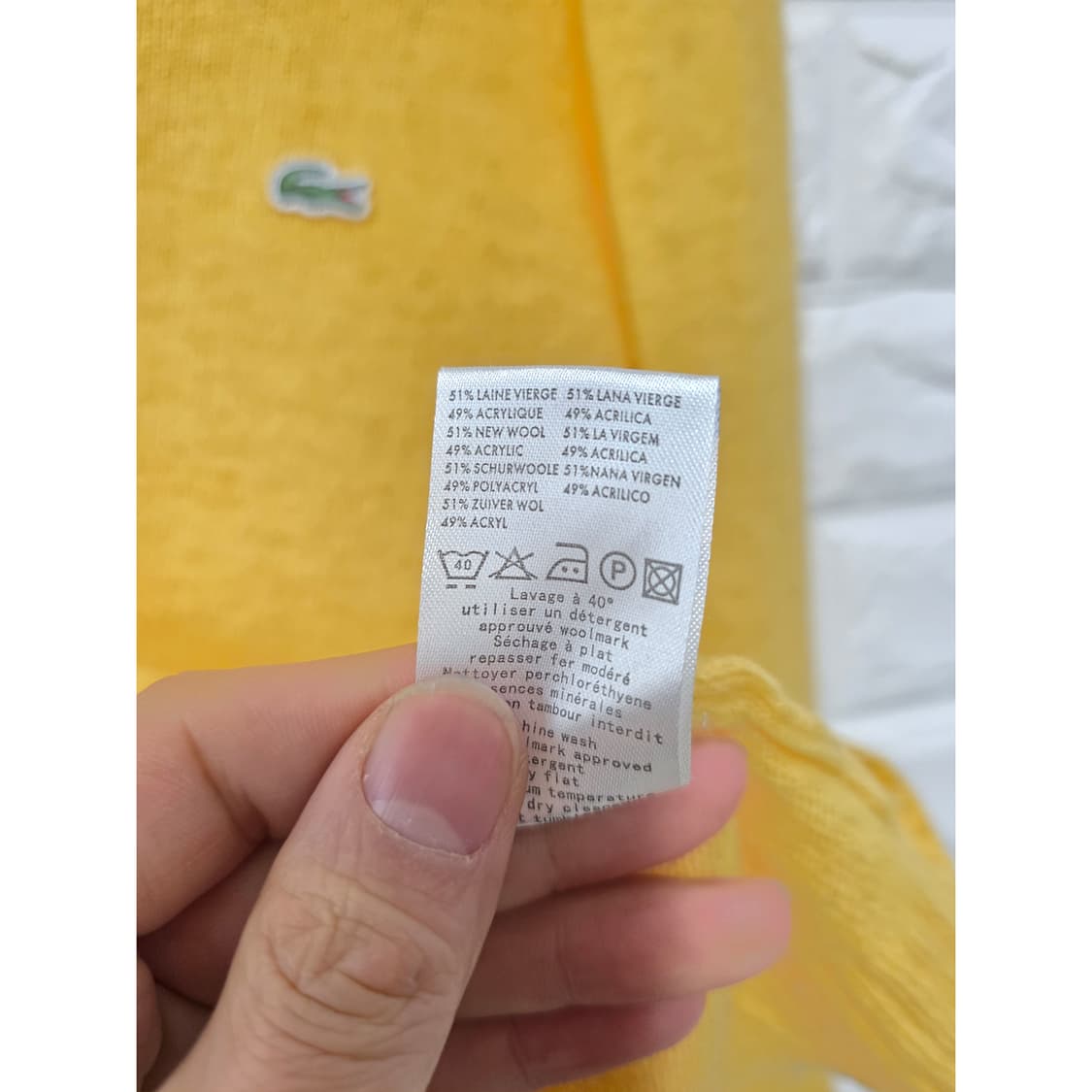 택포) 라코스테 여성 가디건 L 상품이미지3