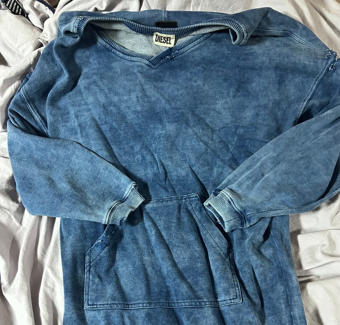Diesel Washed Distressed Sweatshirt 상품이미지2