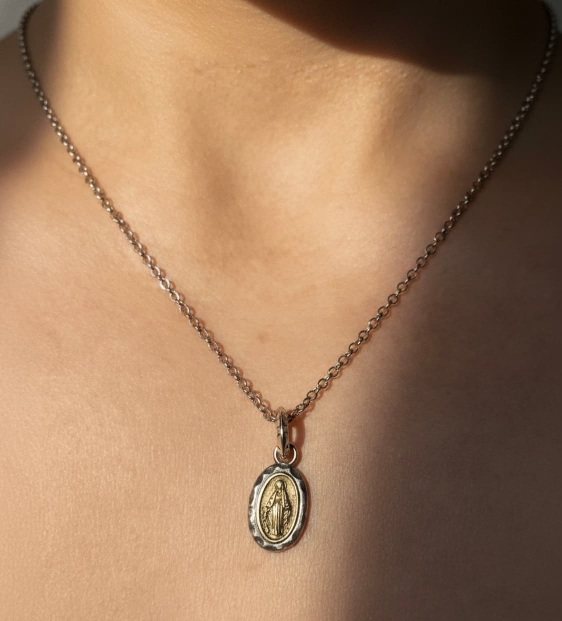 (925 Silver) 빈티지 마리아 목걸이  상품이미지6