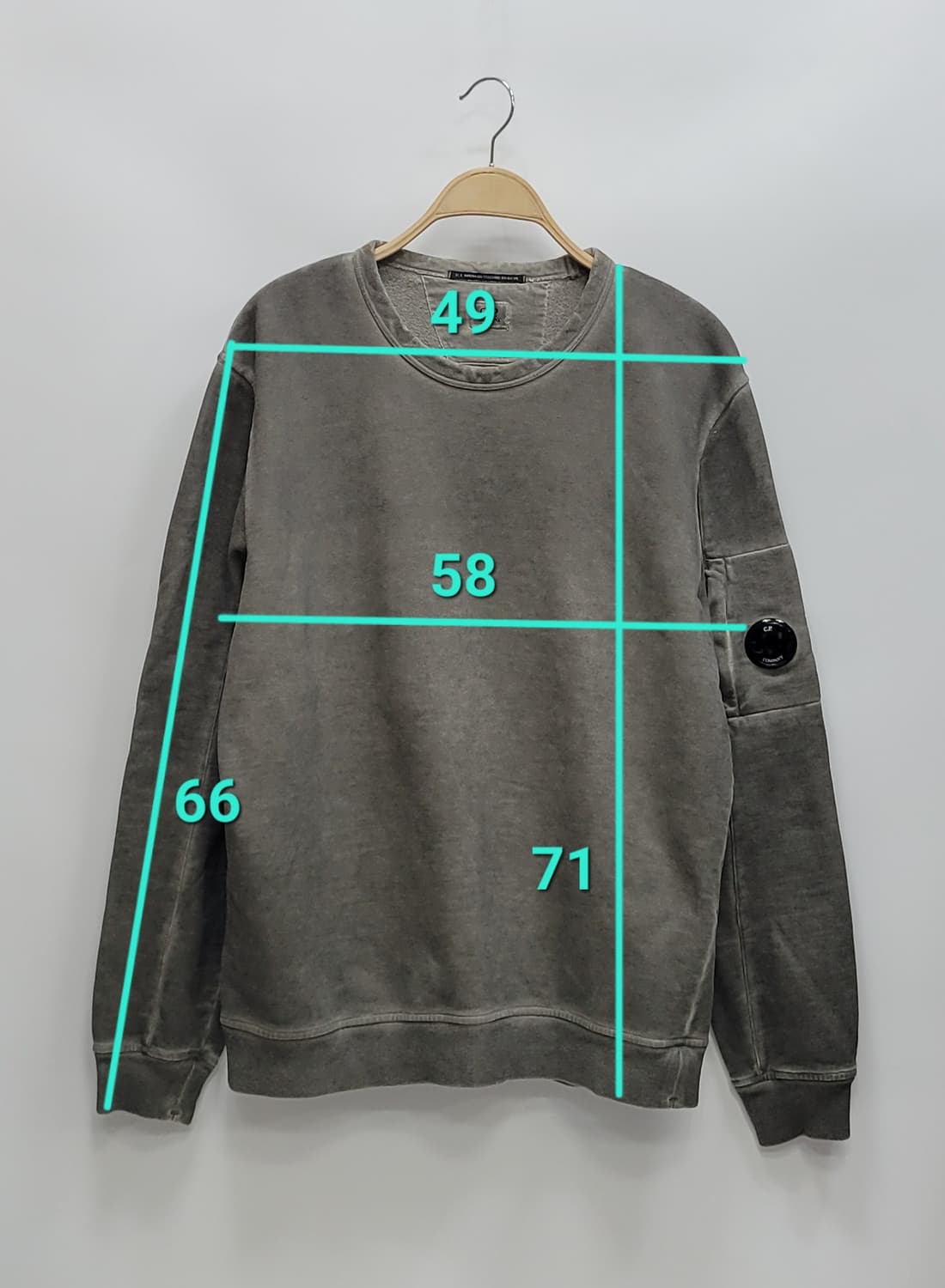 CP COMPANY 21FW 렌즈 와펜 가먼트다잉 맨투맨 / 남 100  상품이미지10