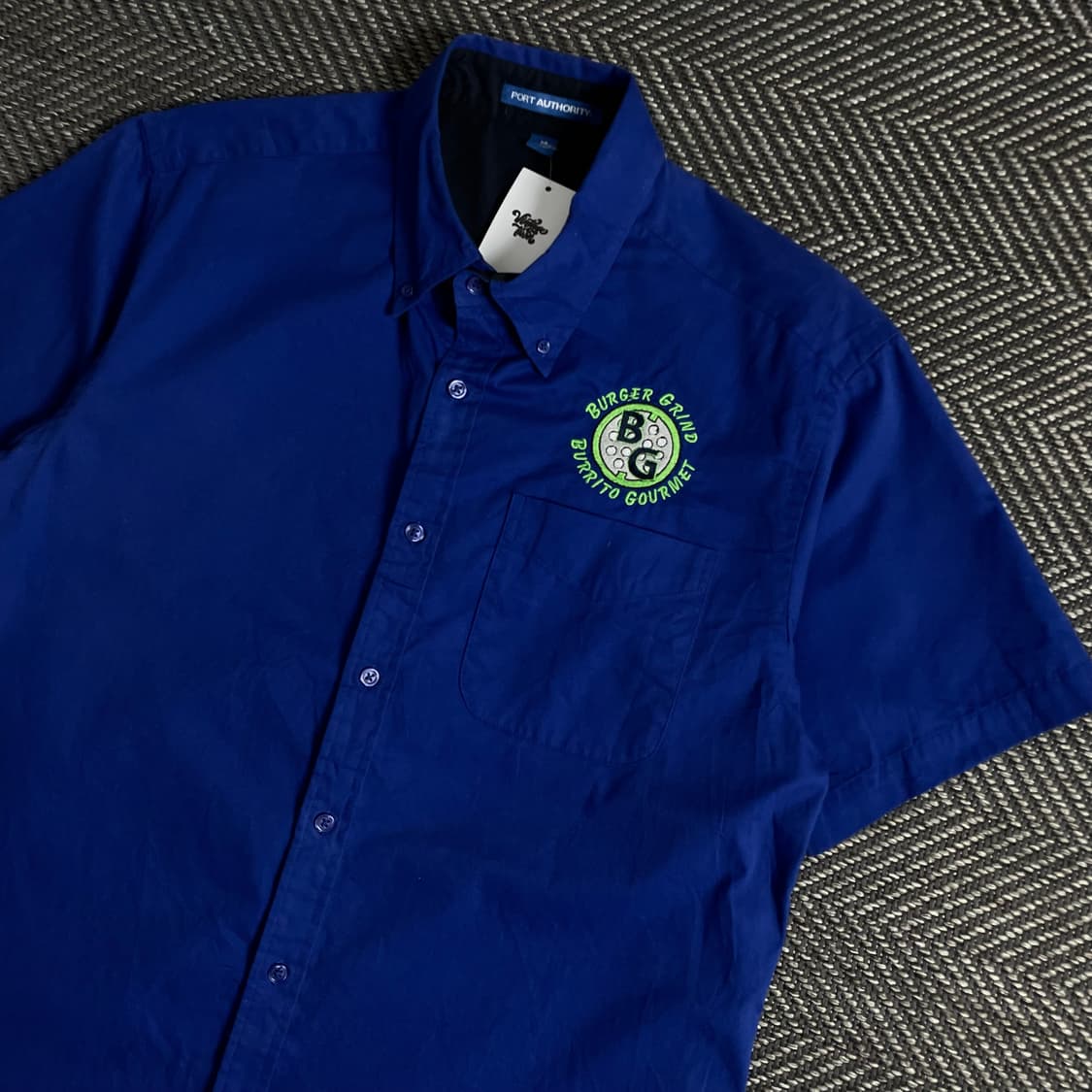 USA 오리지날 빈티지 워크 셔츠o 3351 상품이미지3