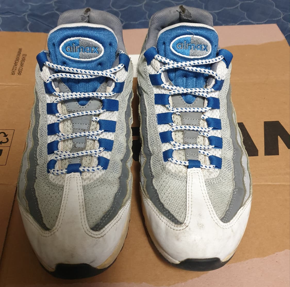 나이키 에어맥스95 에센셜 스니커즈 인더스트리얼 블루 (275) 상품이미지3