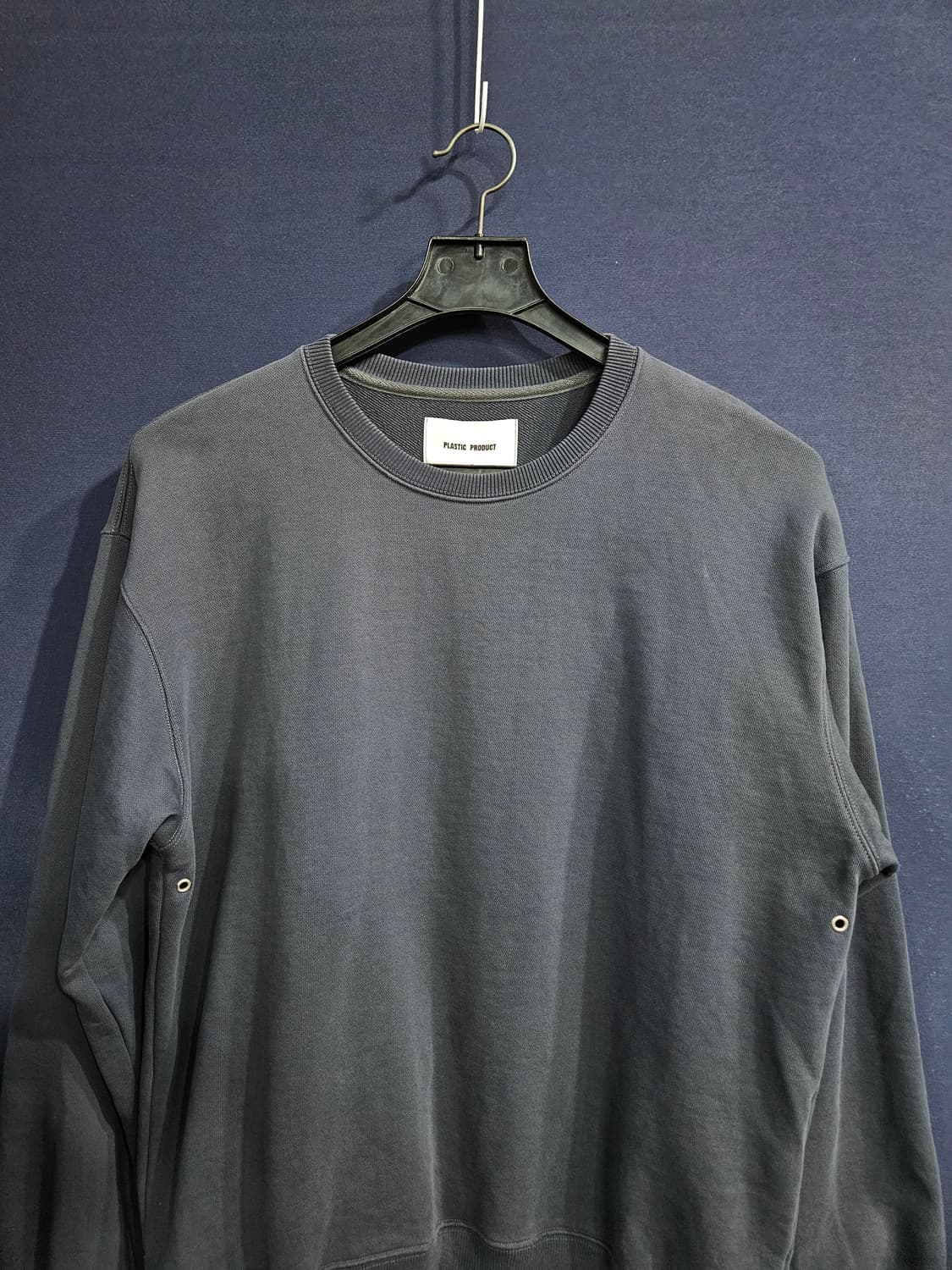 플라스틱 프로덕트 다크그레이 남성 오버핏 95~100 맨투맨  상품이미지7