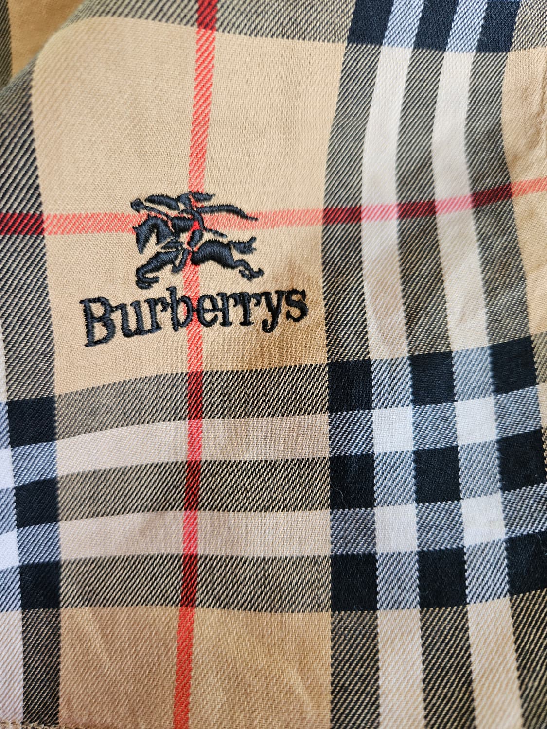 버버리(Burberrys) 노바체크 빈티지 손수건 상품이미지4
