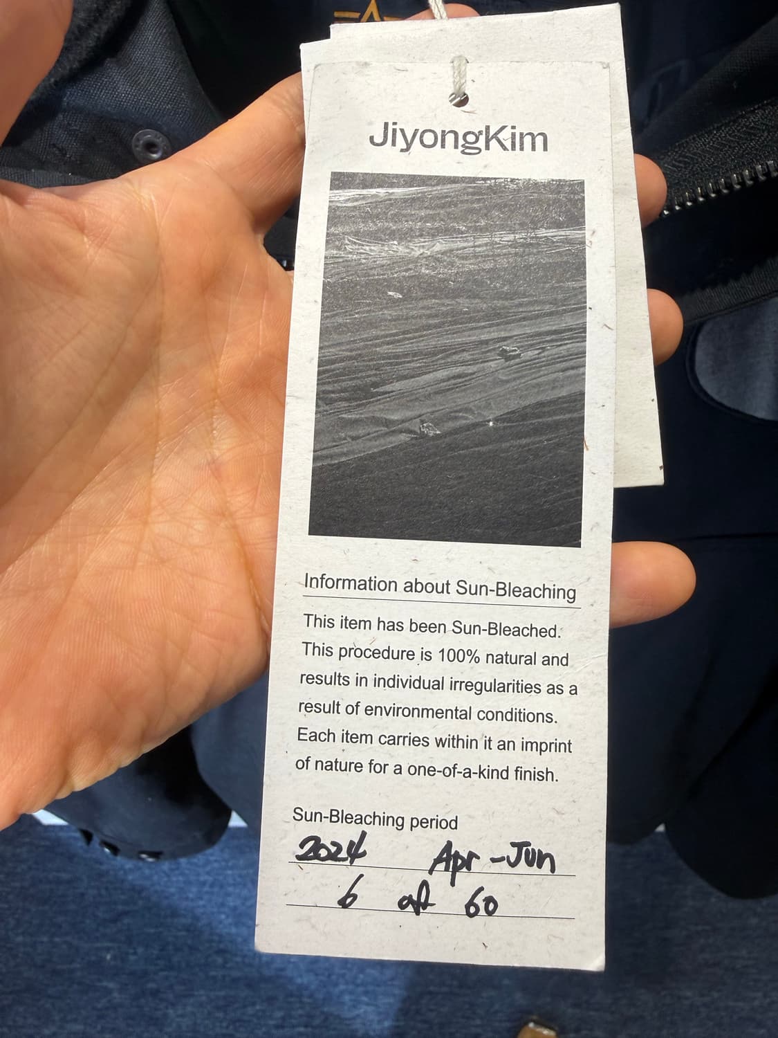 지용킴 x 알파인더스트리 피쉬테일 사이즈L 상품이미지8