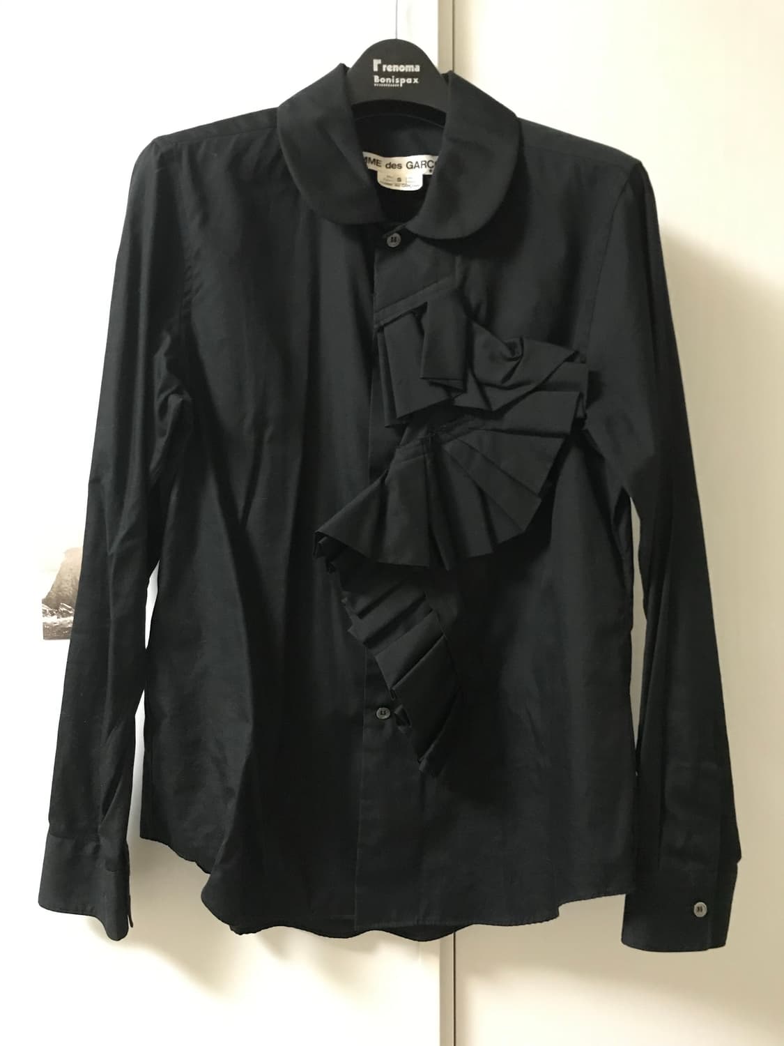 꼼데가르송 셔츠 wavy ruffle docking blouse  상품이미지3