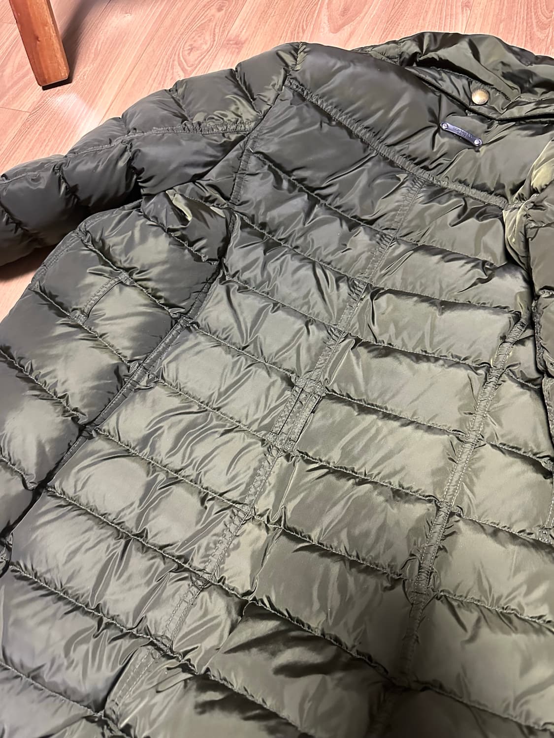 버버리 브릿 여성 롱패딩 카키  상품이미지9