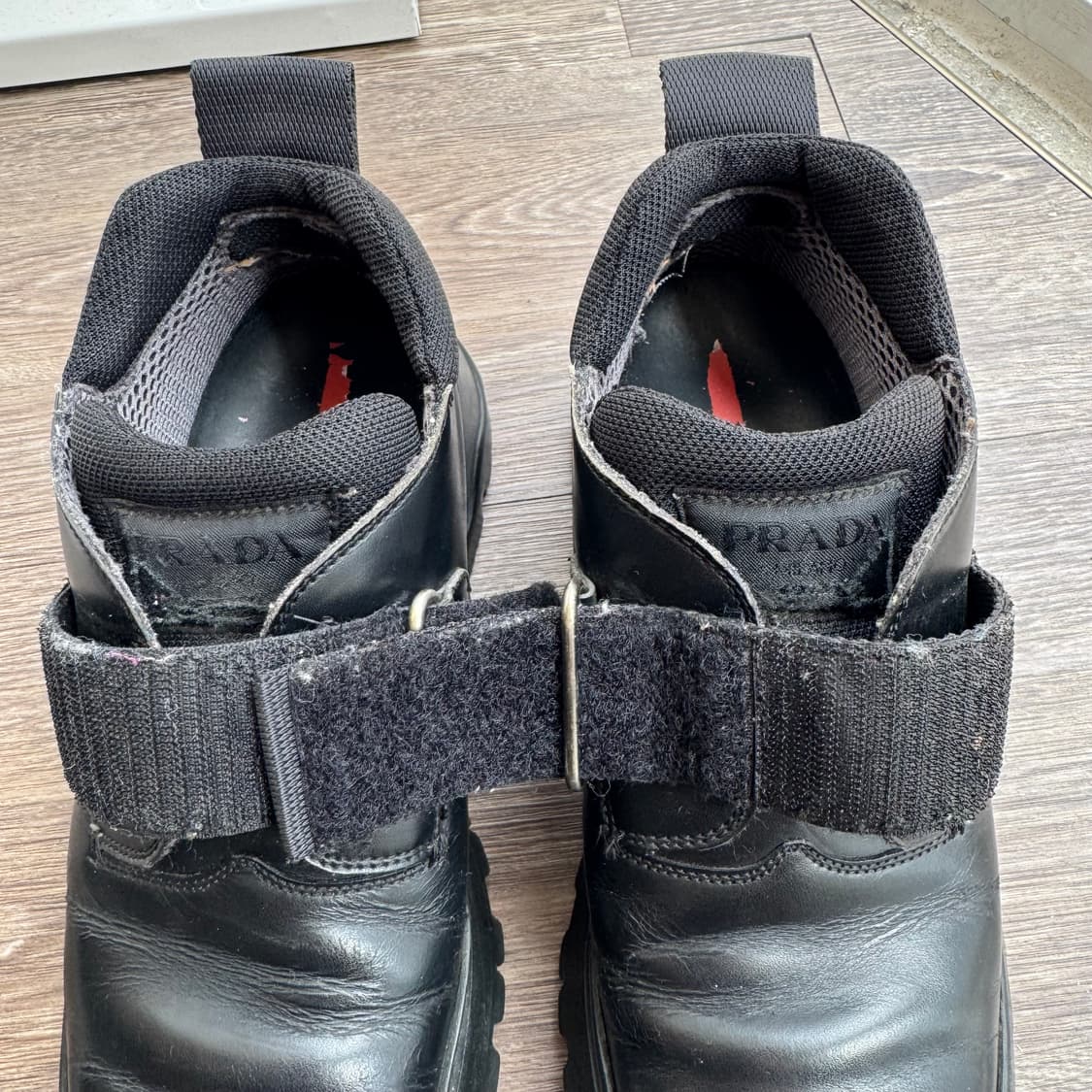 프라다 AW1999 레더 택티컬 부츠 상품이미지7