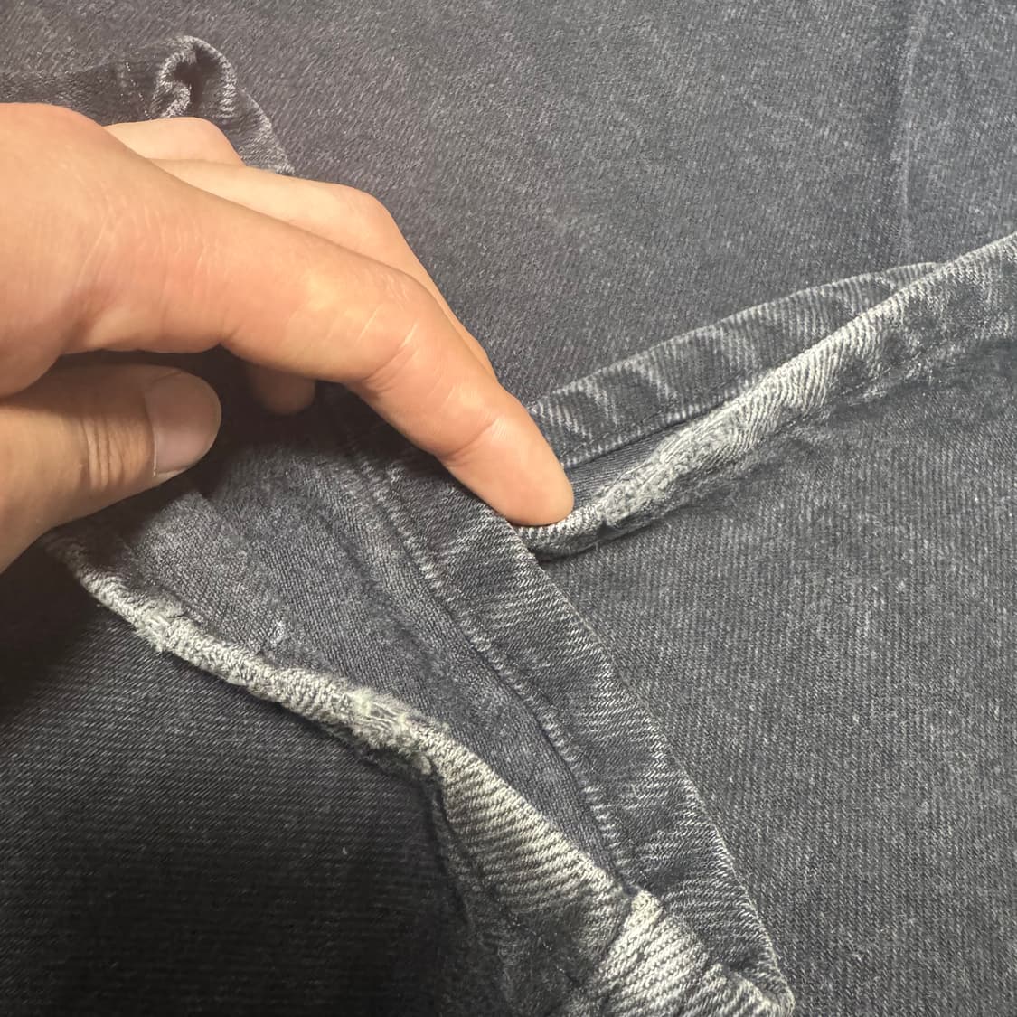 랭글러 후면 아트피스 데님팬츠 상품이미지10