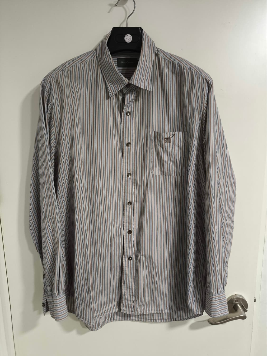 110 헨리코튼 스트라이프 셔츠 상품이미지4