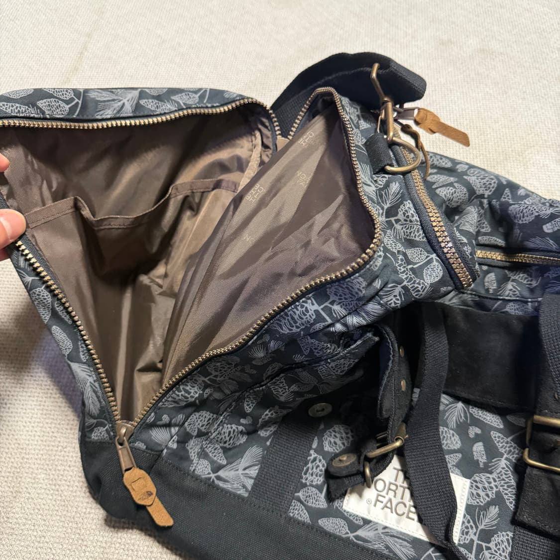 노스페이스 화이트라벨 패턴 더블백 상품이미지7