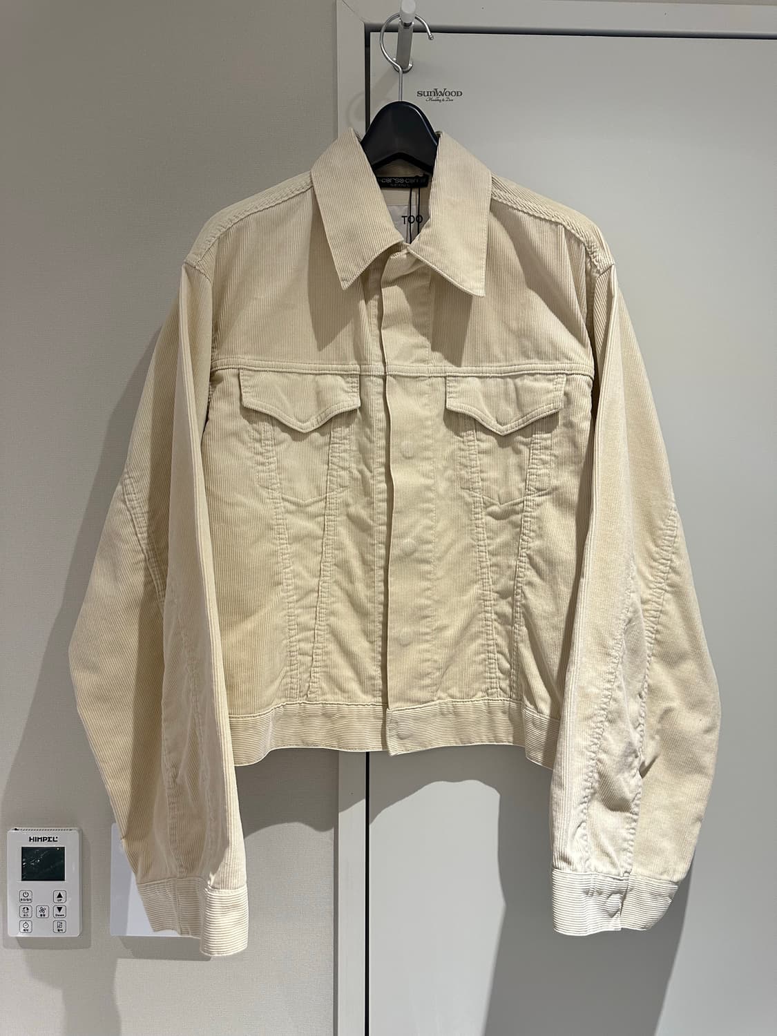 토가 크림화이트 코듀로이 자켓 상품이미지1