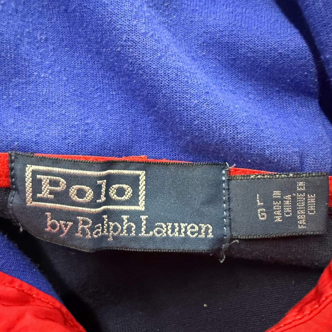[정품/L] 폴로 랄프로렌 테크 레드 네이비 후드티 b16 상품이미지5