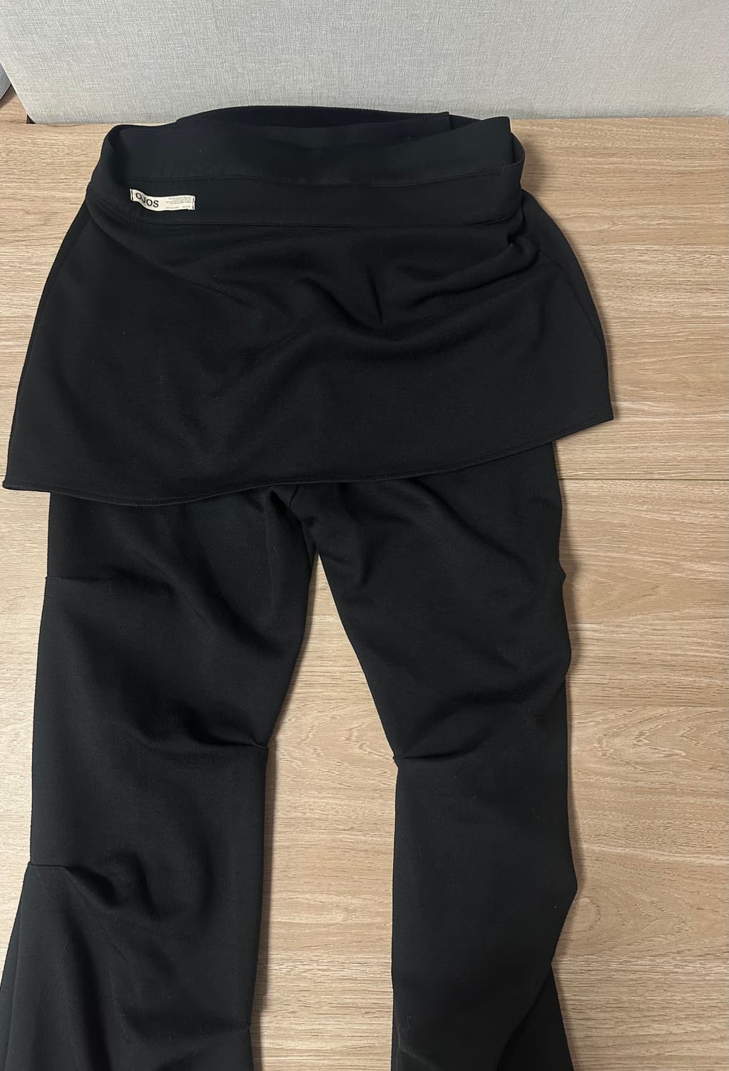 Wrap Over Tuck Pants / Black 상품이미지5