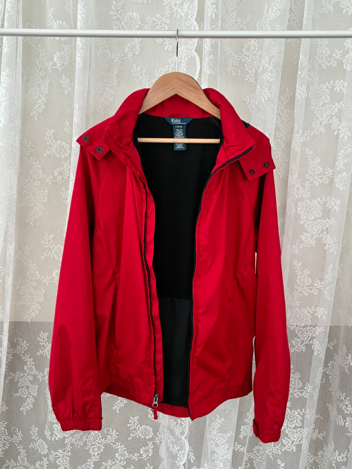 14-16Y) 폴로 랄프로렌 키즈 바람막이 자켓 레드 상품이미지3