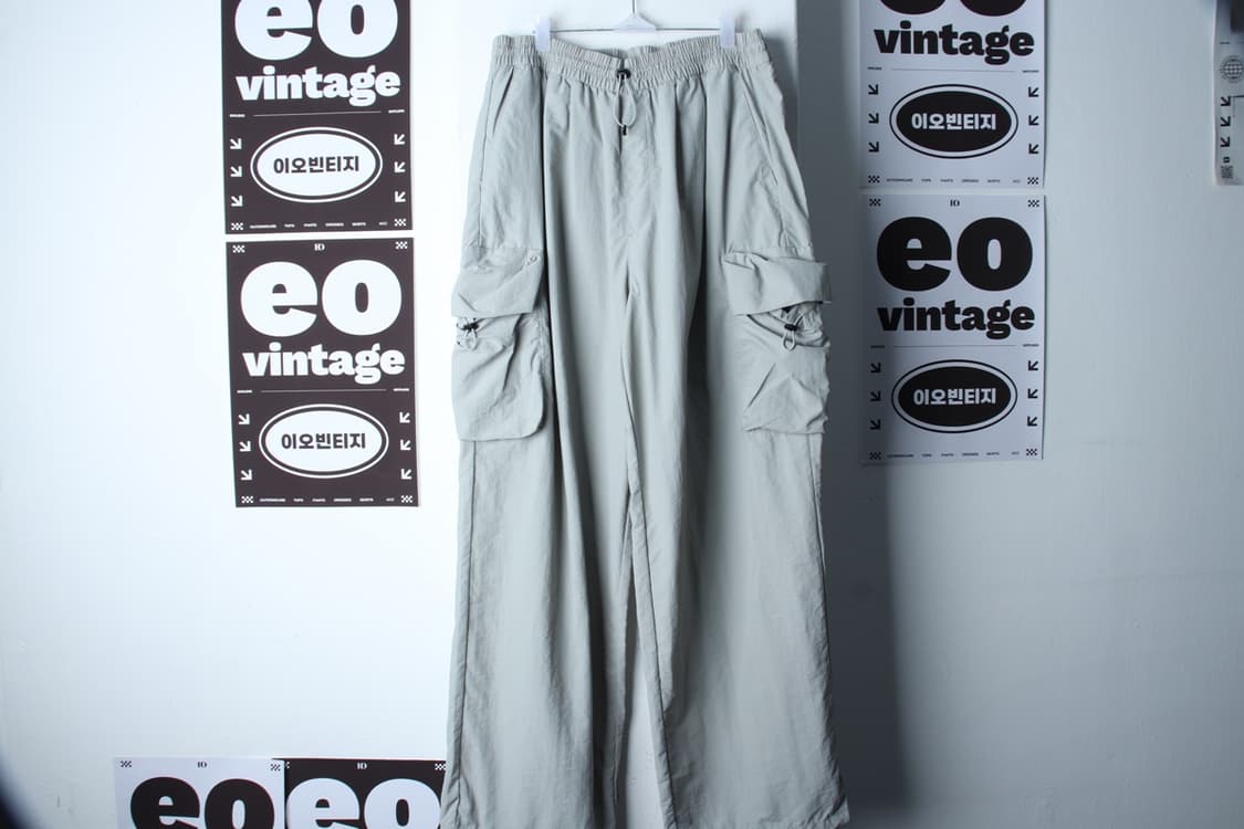 (XL-2XL) 에잇세컨즈 트레이닝복 바지 카고 밴딩-P1P10391 상품이미지2