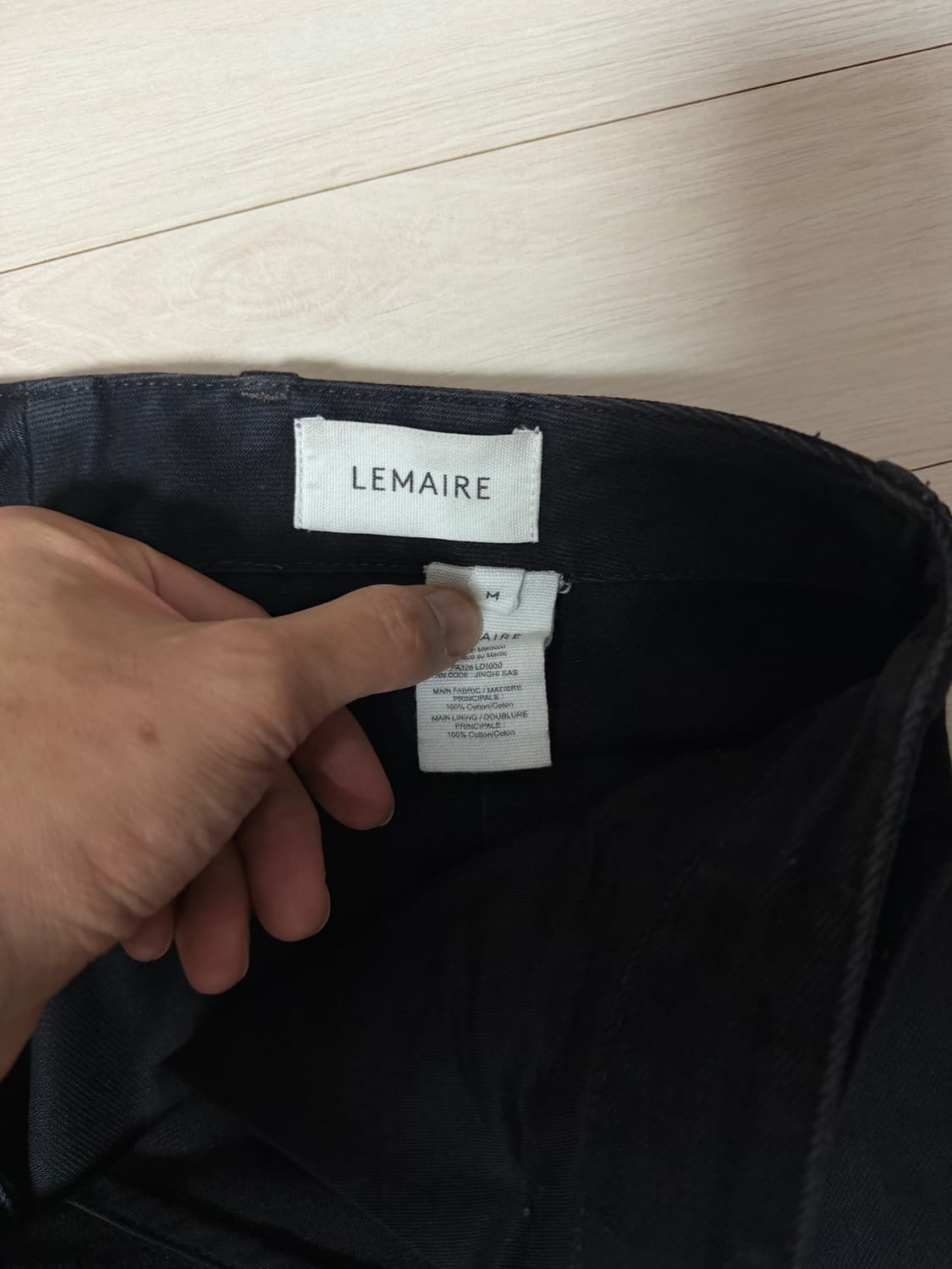 24ss 르메르 벨티드 데님 팬츠 m 48 상품이미지2