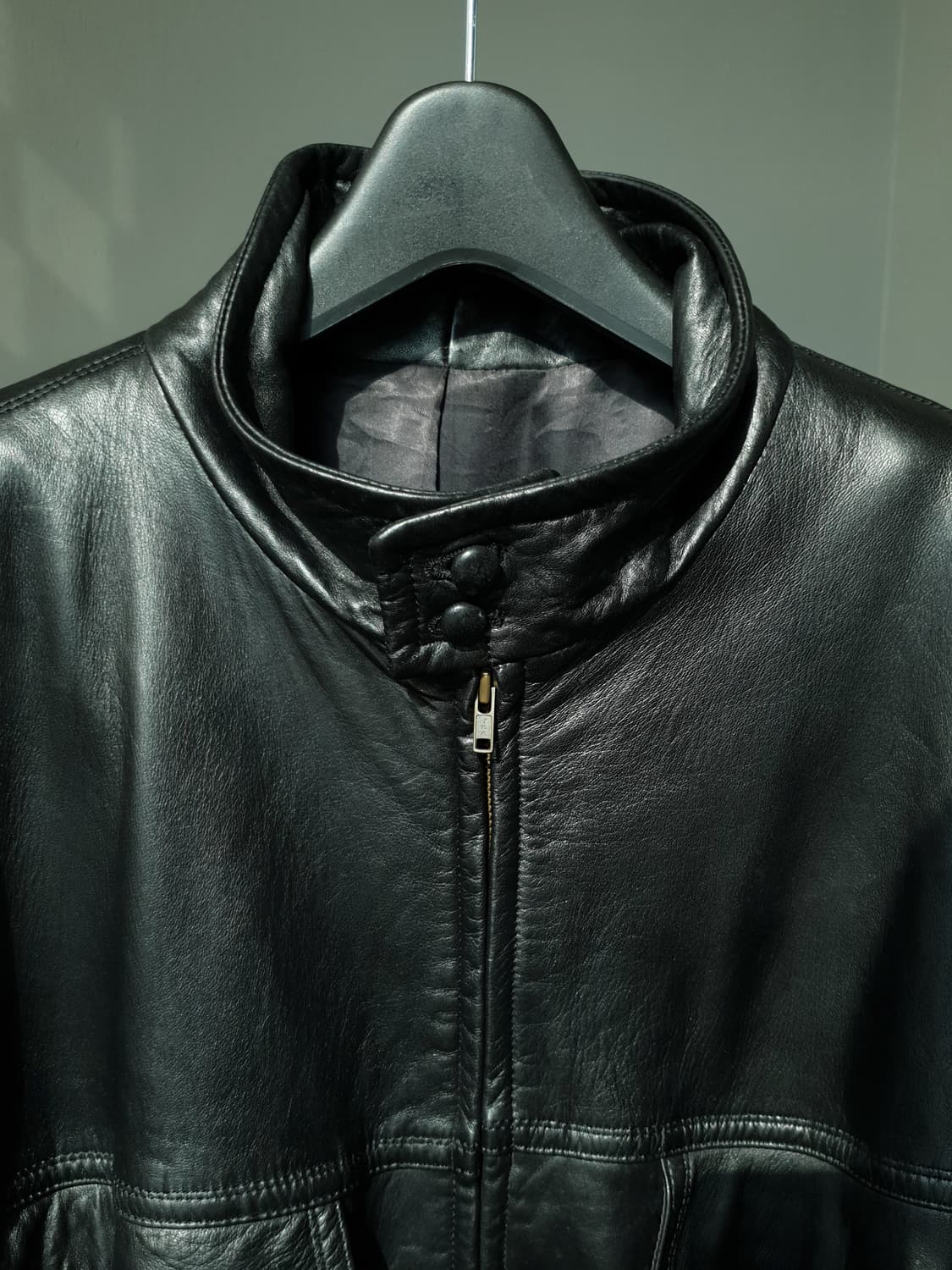 80s,90s MARIO STELLA Leather Jacket 상품이미지4