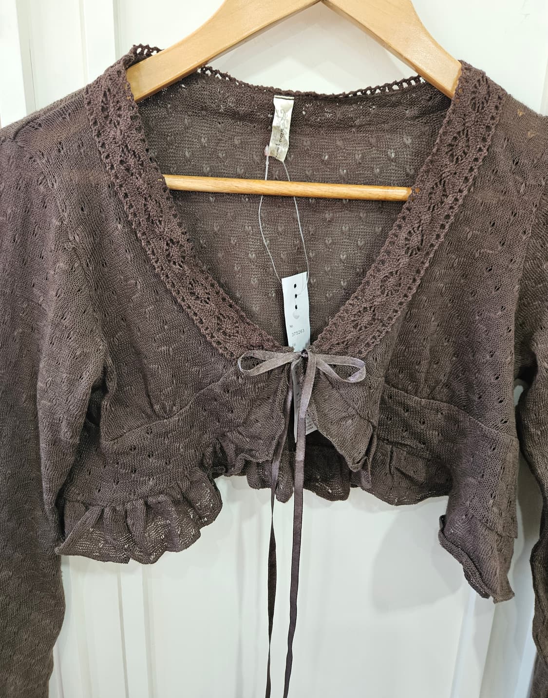  크롭 볼레로 가디건 상품이미지3