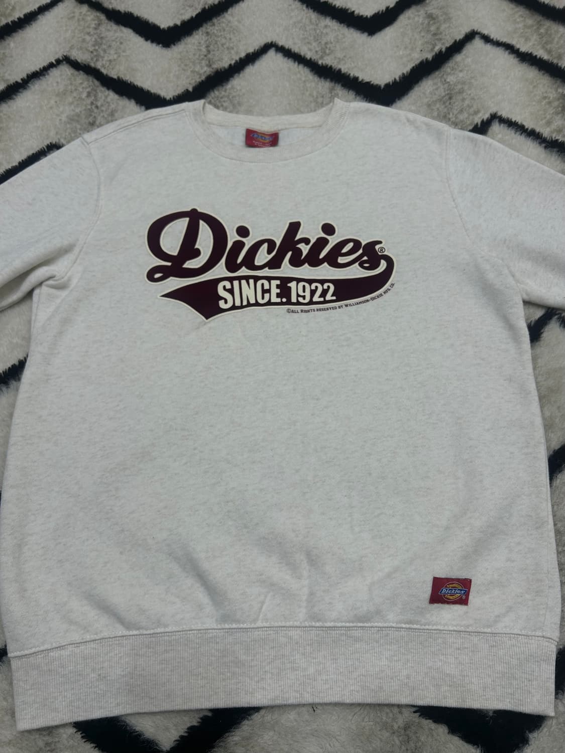 [SM]디키즈 로고 맨투맨/기모/멜란지오트밀 상품이미지3