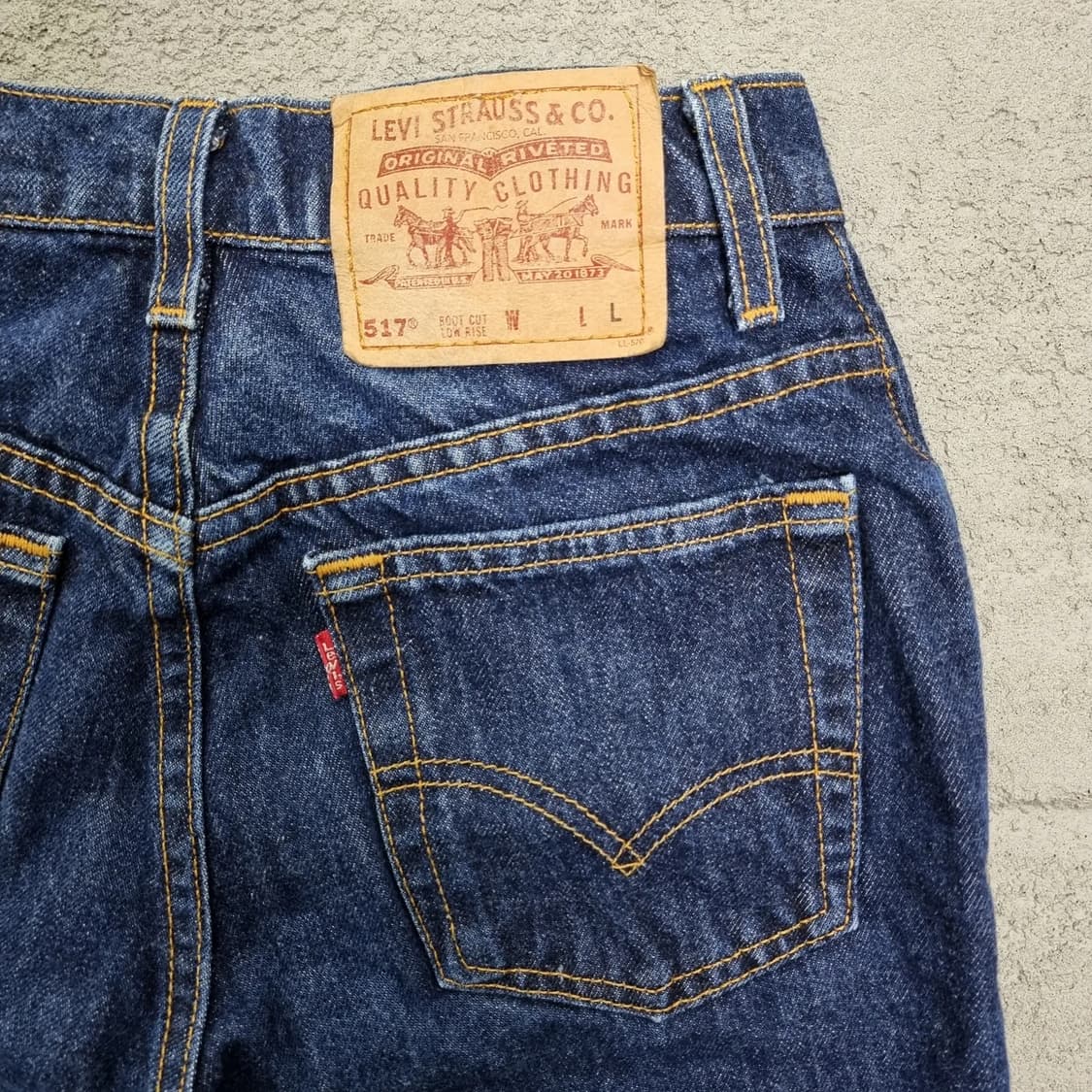 [28] 90's 리바이스517 세미부츠컷 데님팬츠
 상품이미지2