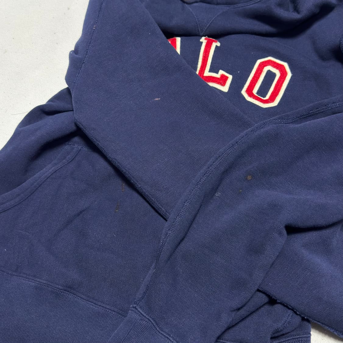 Polo Ralph Lauren 빅로고 네이비 후드티 상품이미지6