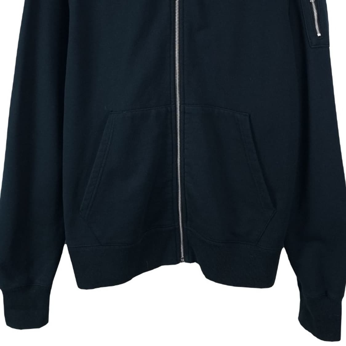 나이키 슬리브 포켓 로고 자수 후드 집업 블랙 M18920 상품이미지5