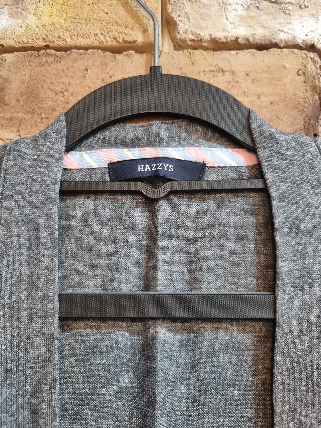 Hazzys 그레이 롱 가디건 90-165 상품이미지3
