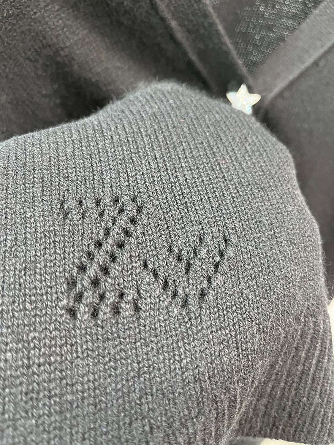 여) 쟈딕앤볼테르 블랙 캐시미어 가디건 상품이미지6