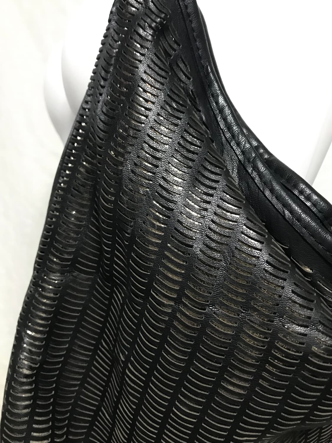 빈티지 vkei 펑크 펀칭 레더 숄더백 가방 상품이미지3