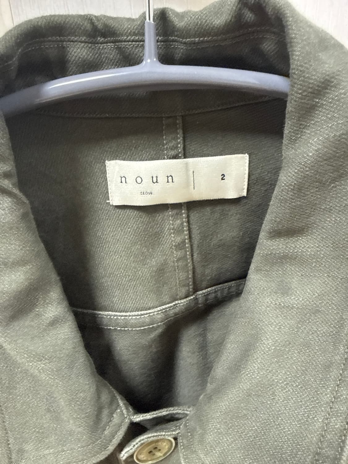 faded chore jacket (khaki) 상품이미지2