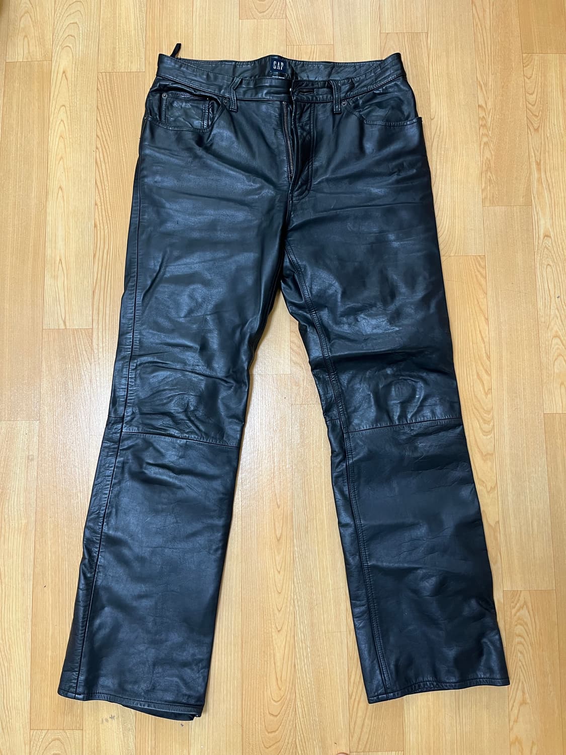 Gap 빈티지 레더 팬츠 상품이미지1