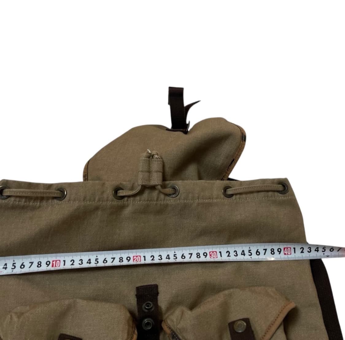 루카스 LUCAS 빈티지 Y2K 복조리 포켓 백팩 가방 상품이미지6