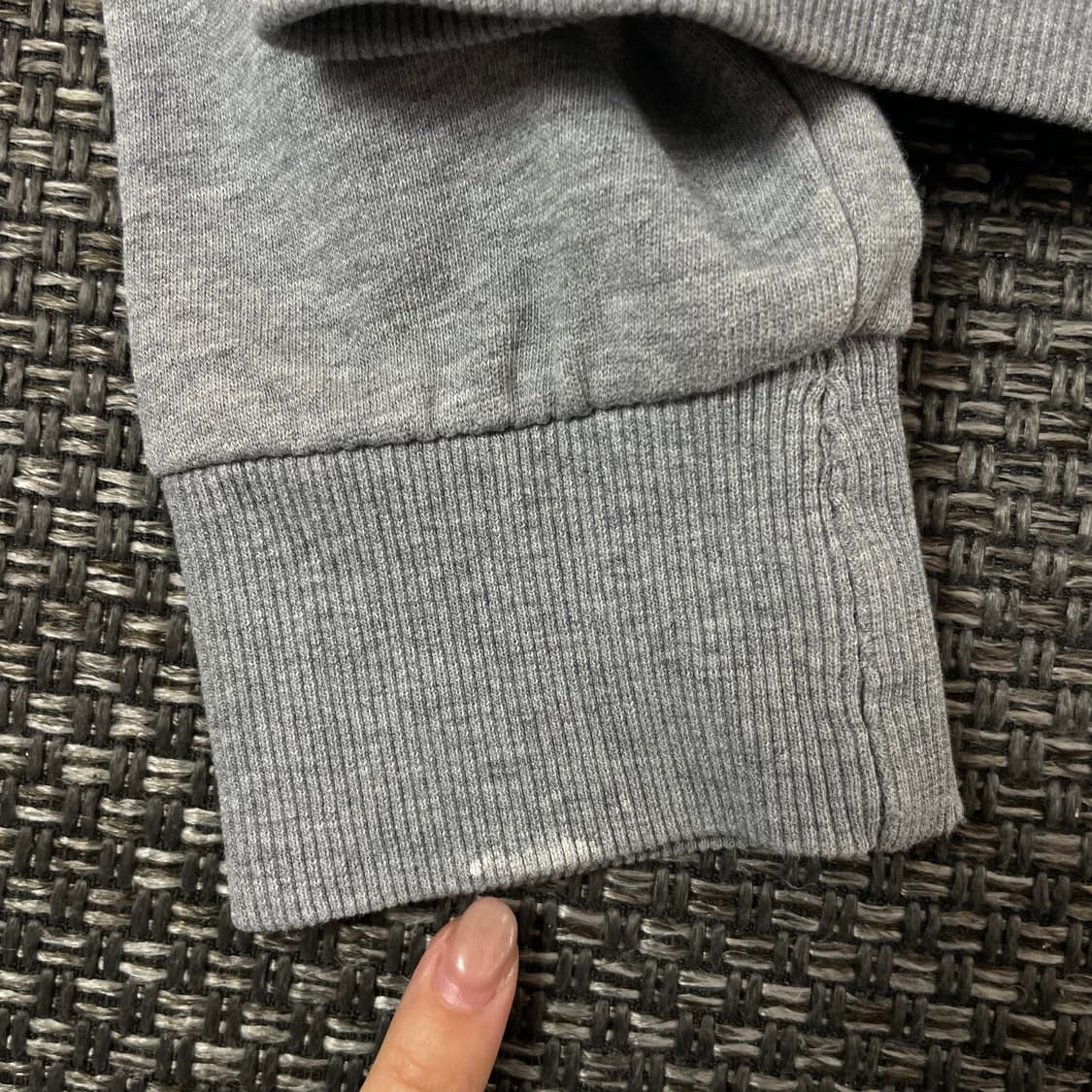 NBA 그레이 로고프린팅 후드집업 S 상품이미지6