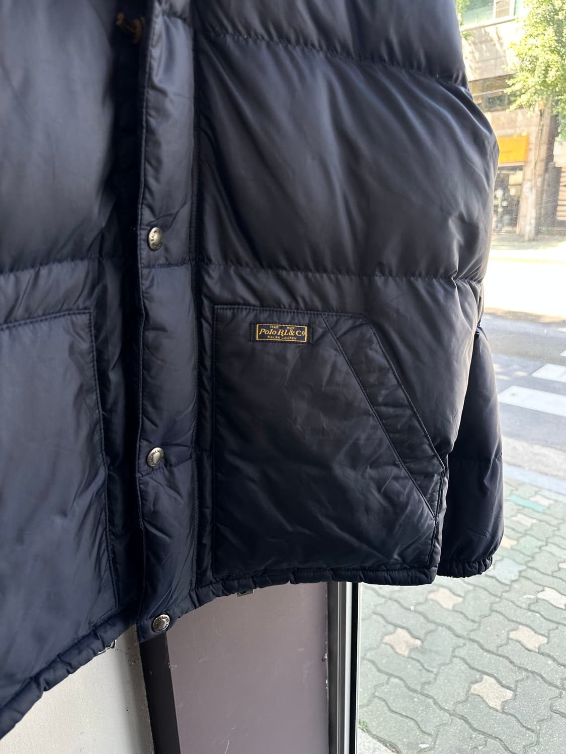 L/ 폴로 랄프로렌 네이비 덕다운 패딩 상품이미지4