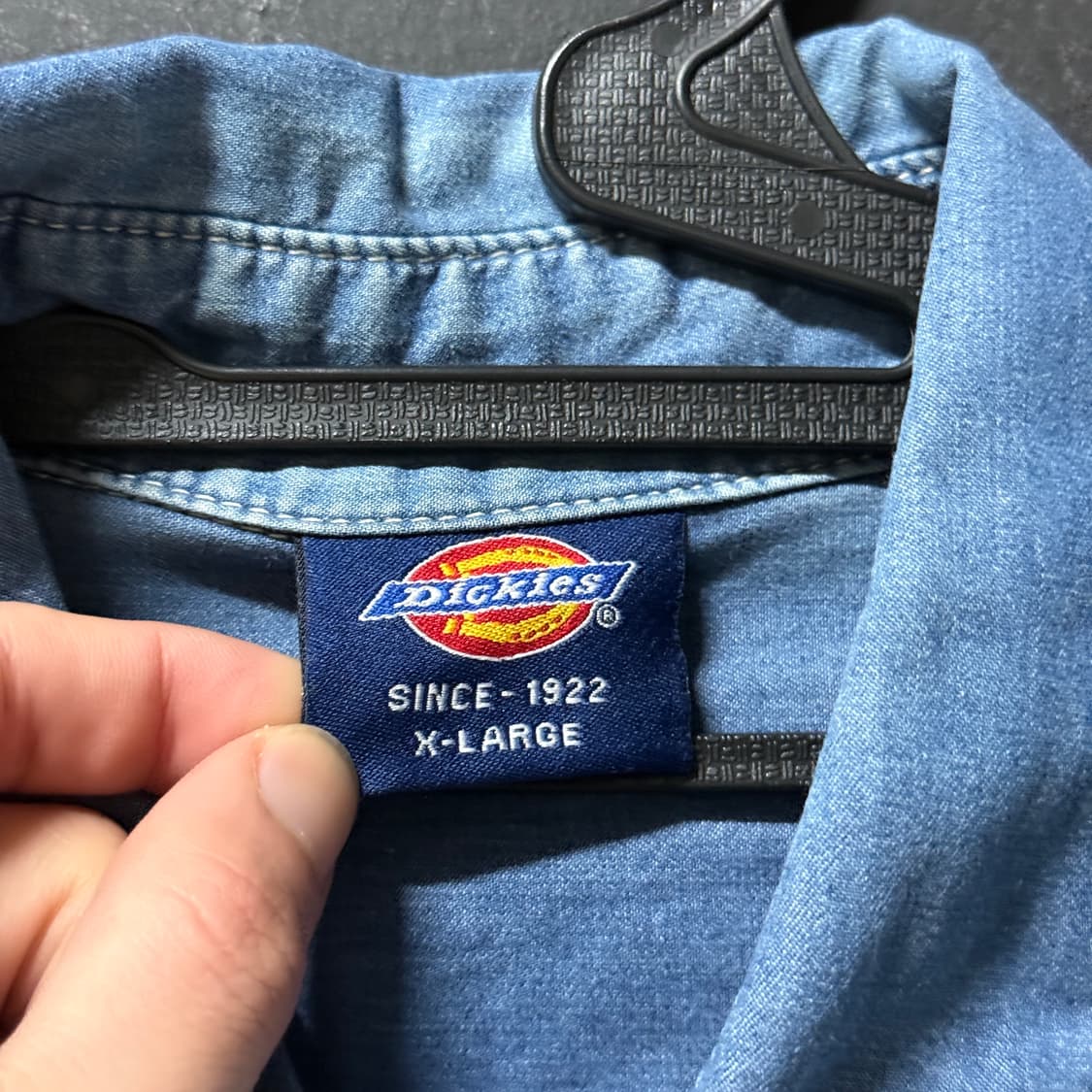 디키즈 중청 더블 포켓 데님 긴팔 셔츠 상품이미지3