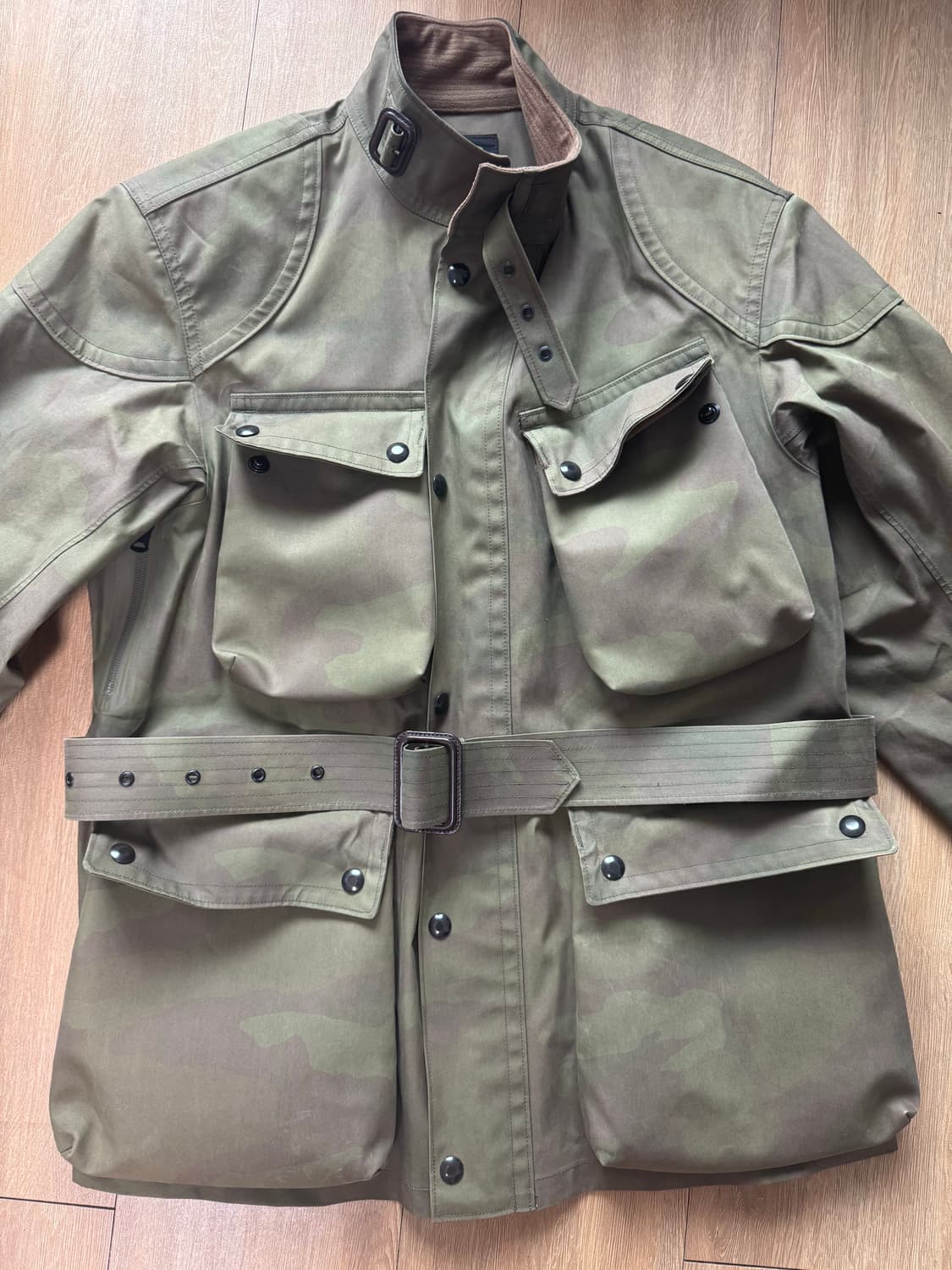 더블알엘 RRL 카모 벨티드 자켓 S 사이즈(방수) 상품이미지1