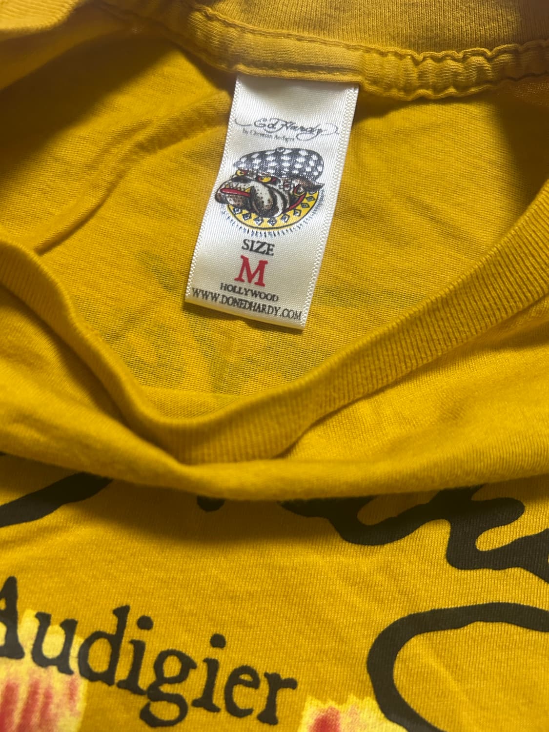 흰색 에드하디 프린팅 티셔츠 m사이즈 상품이미지2