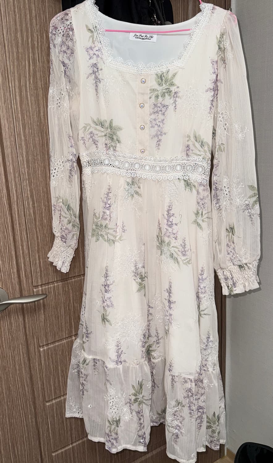 시스루 롱 원피스 상품이미지1