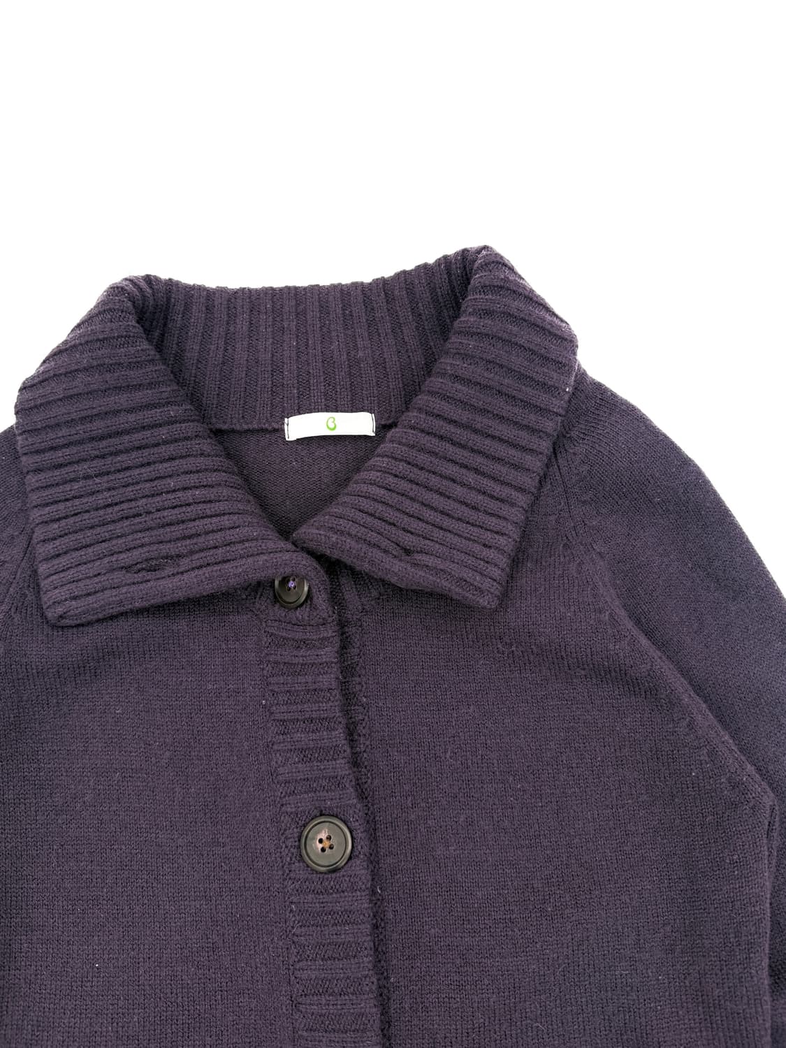 빈티지 롱슬리브 퍼플 니트 가디건 상품이미지2