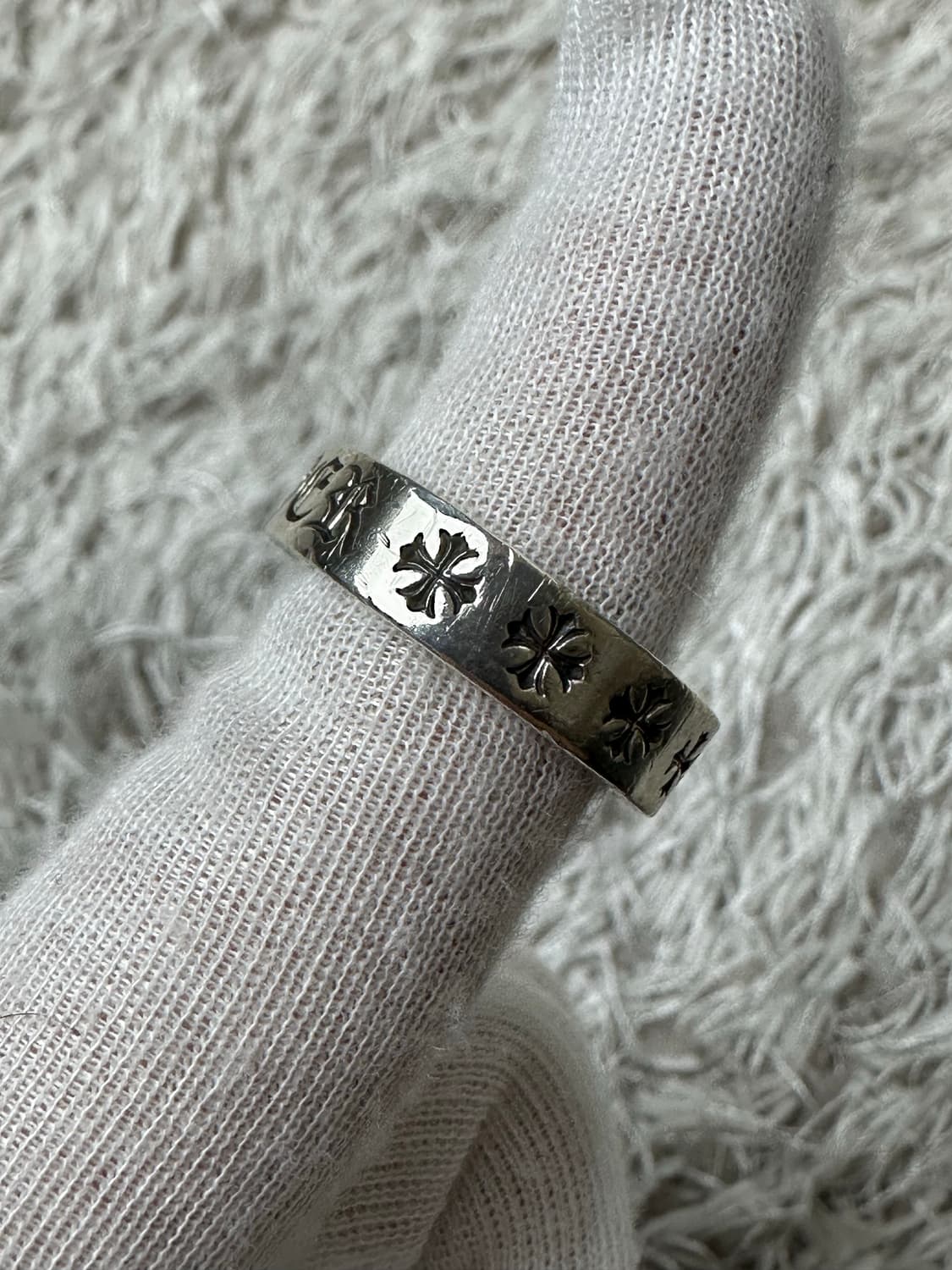 [US 9] 백화점판 정품 크롬하츠 포에버링 6mm 상품이미지4