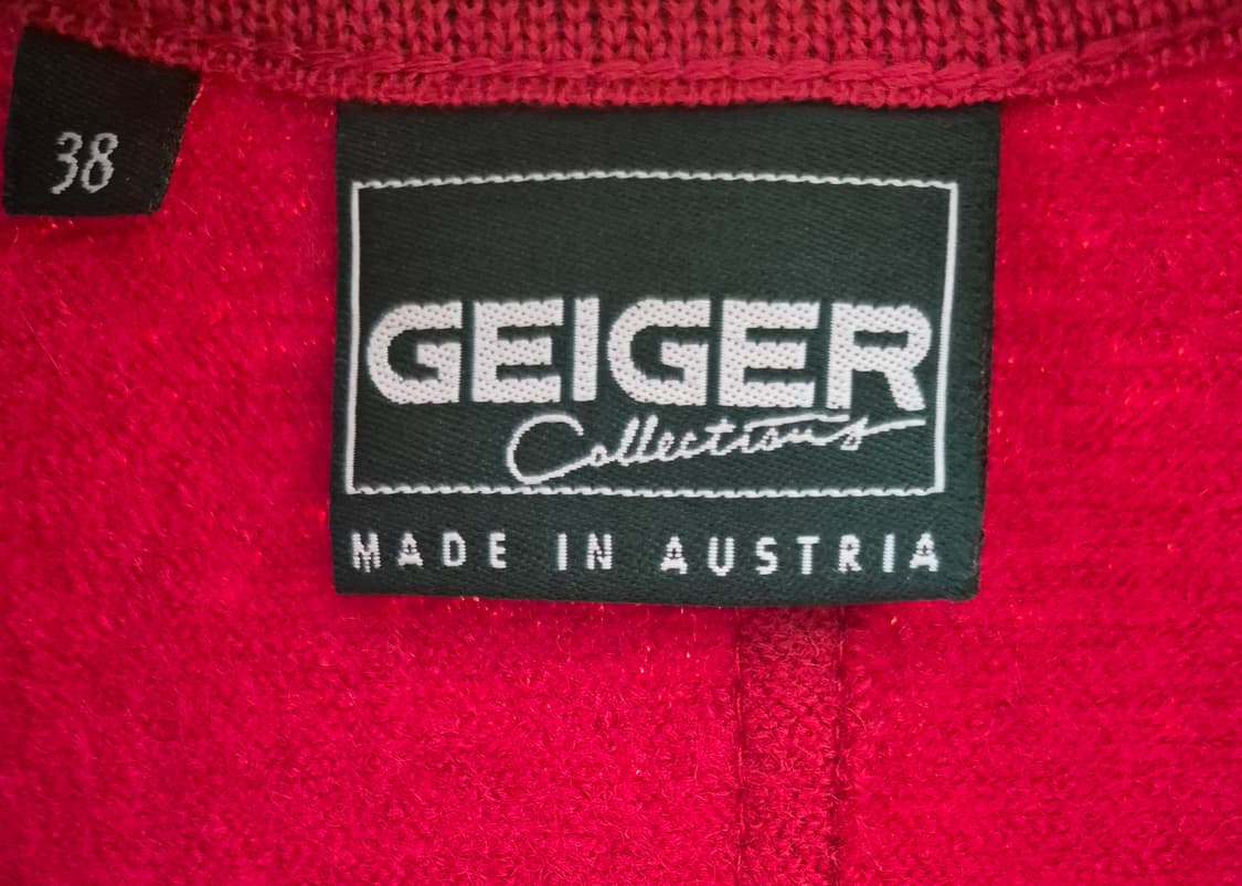 90's GEIGER Boiled Wool Vest (38) 상품이미지3