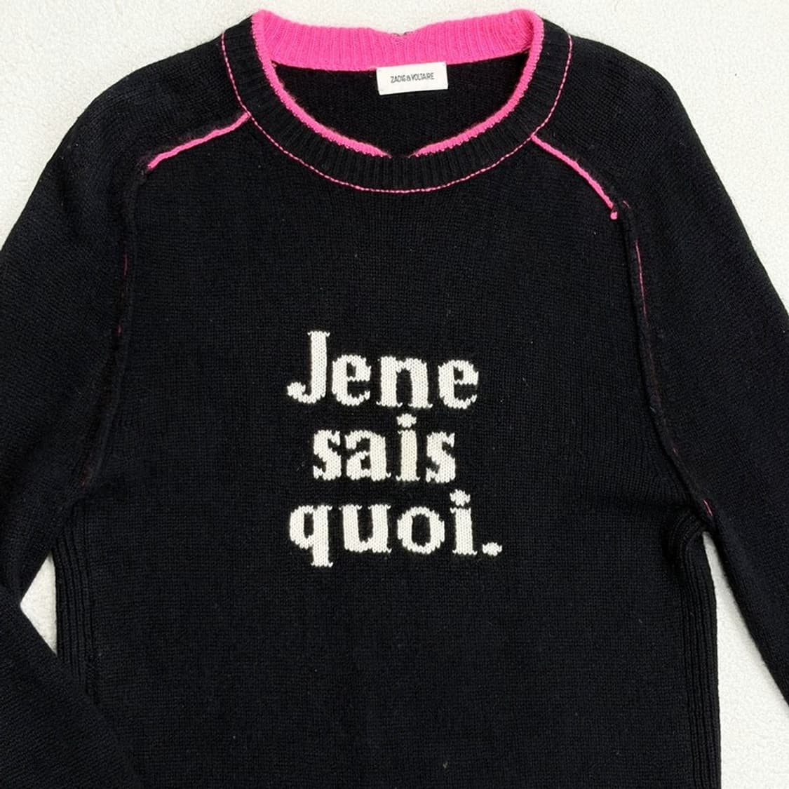 ZADIG&VOLTAIRE 100% 캐시미어 니트 S 상품이미지3